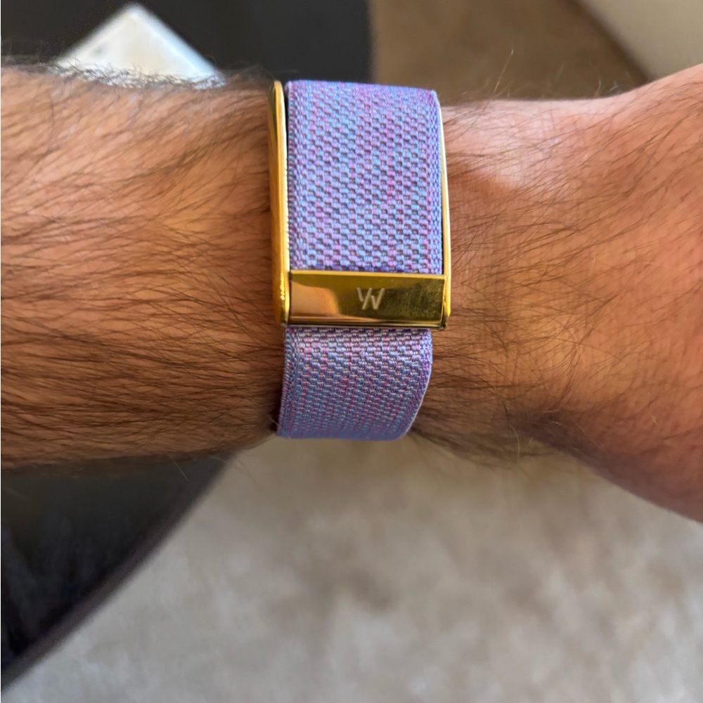 Whoop 5.0/Mg Pink/purple Band with shiny Gold Clasp/Hook - whoop one/life/peak - Picture 5 of 10